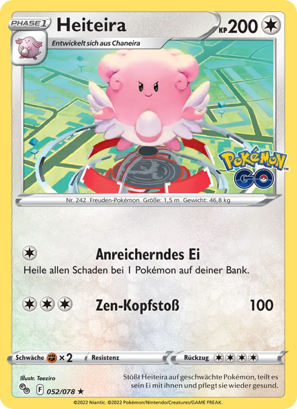 Heiteira, Pokémon GO No. 052