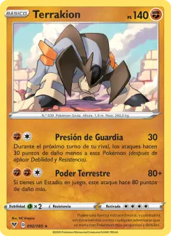 Terrakion, Voltaje Vívido Nº 92 Normal