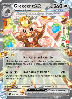 Greedent ex, Llamas Obsidianas No. 179 Holo