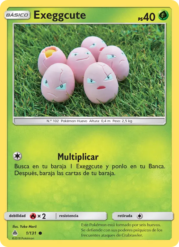 Exeggcute, Luz Prohibida Nº 1