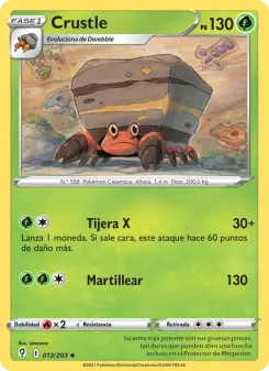 Crustle, Cielos Evolutivos Nº 12 Normal