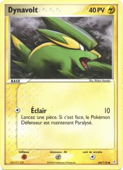 Dynavolt, EX Fantômes Holon Nº 64 Normal