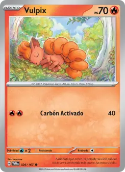 Vulpix, Mascarada Crepuscular No. 026 Normal