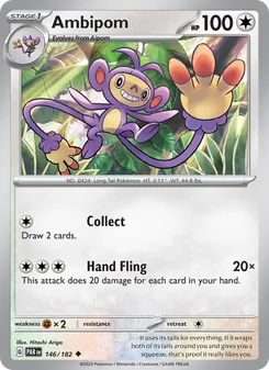 Ambipom, Paradox Rift Nº 146 Normal