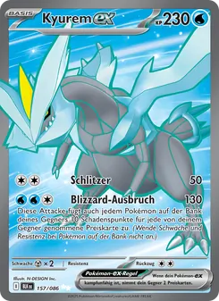 Kyurem-ex, Schwarze Blitze No. 157 Holo
