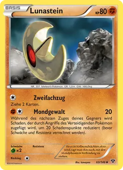 Lunastein, XY Nº 63 Normal