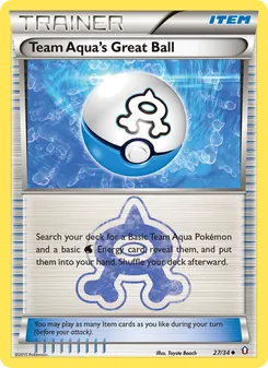 Team Aqua's Great Ball, Double Crisis No. 27 Normal