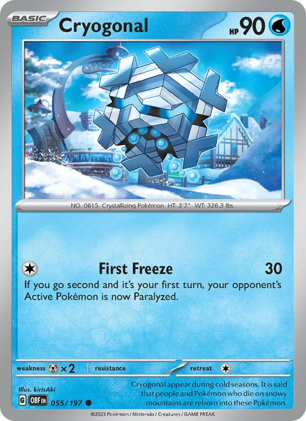 Cryogonal, Obsidian Flames No. 055