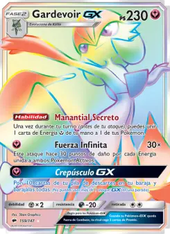 Gardevoir GX, Sombras Ardientes No. 159 Holo