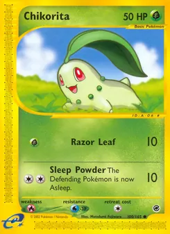 Chikorita, Expedition Base Set No. 100 Normal