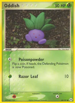 Oddish, Hidden Legends Nº 68 Normal