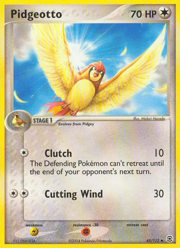 Pidgeotto, FireRed & LeafGreen Nº 45