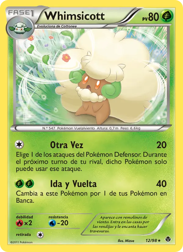 Whimsicott, Fuerzas Emergentes No. 12