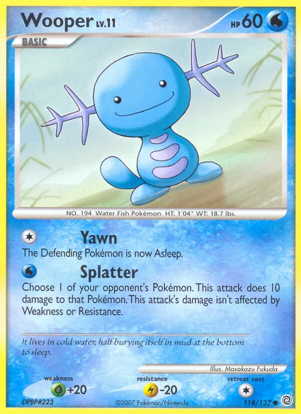 Wooper, Secret Wonders No. 118
