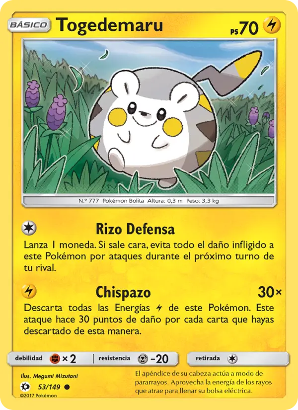 Togedemaru, Sol y Luna No. 53
