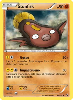 Stunfisk, Nobles Victorias Nº 68 Normal