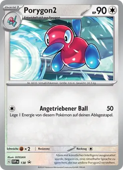 Porygon2, SVP Black Star Promos No. 138 Holo