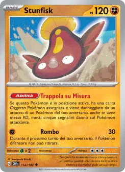 Stunfisk, Ossidiana Infuocata Nº 112 Normal