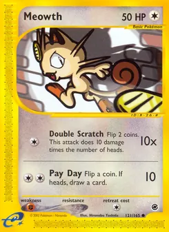 Meowth, Expedition Base Set No. 121 Normal