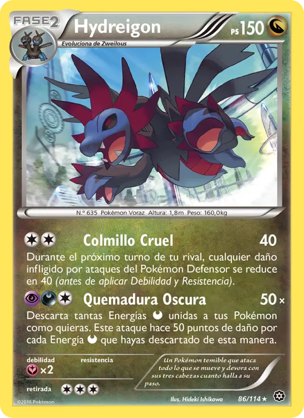 Hydreigon, Asedio de Vapor No. 86