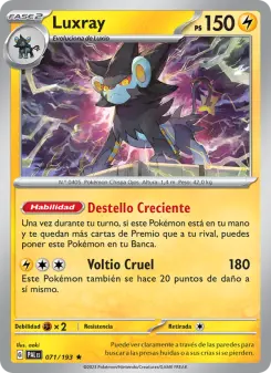 Luxray, Evoluciones en Paldea No. 071 Holo