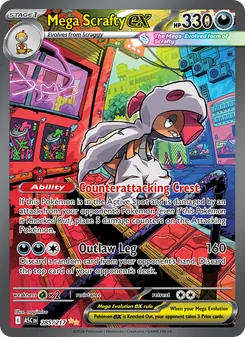 Mega Scrafty ex, Ascended Heroes Nº 285 Holo