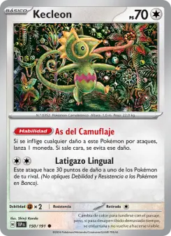 Kecleon, Chispas Fulgurantes No. 150 Normal