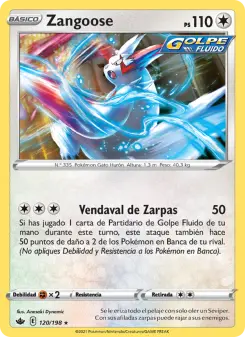 Zangoose, Reinado Escalofriante No. 120 Normal