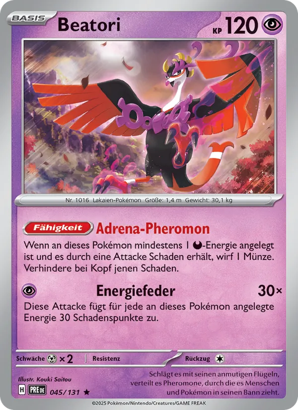 Beatori, Prismatische Entwicklungen No. 045