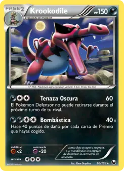 Krookodile, Oscuros Exploradores Nº 66 Normal
