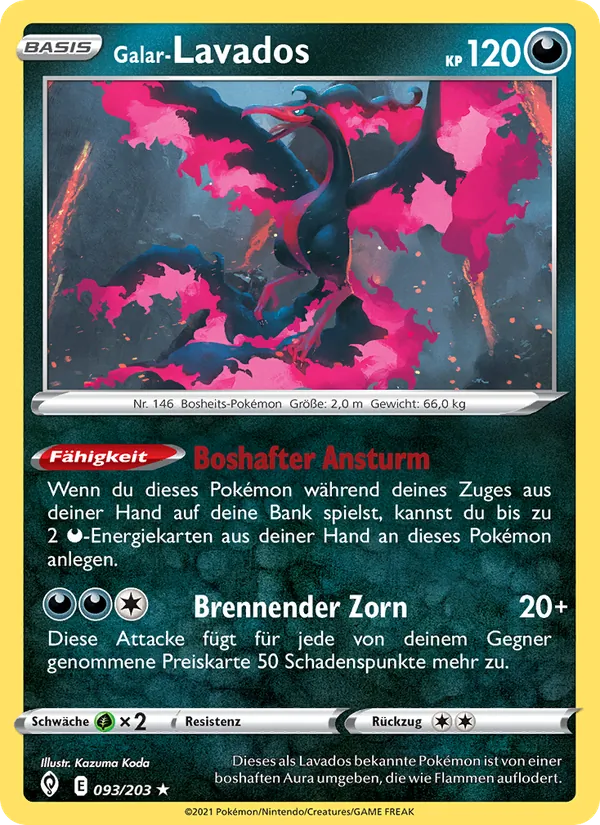 Galar-Lavados, Drachenwandel No. 93