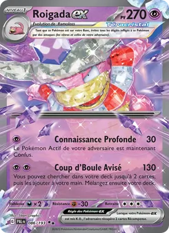 Roigada-ex, Évolutions à Paldea Nº 086 Holo