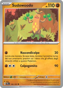 Sudowoodo, Evoluzioni a Paldea No. 109 Normal