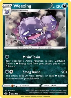 Weezing, Chilling Reign Nº 95 Normal
