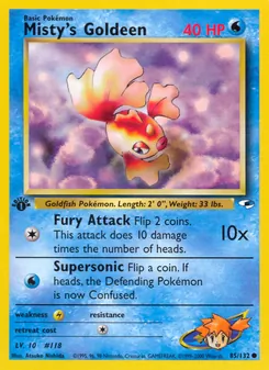 Misty's Goldeen, Gym Heroes No. 85 Normal