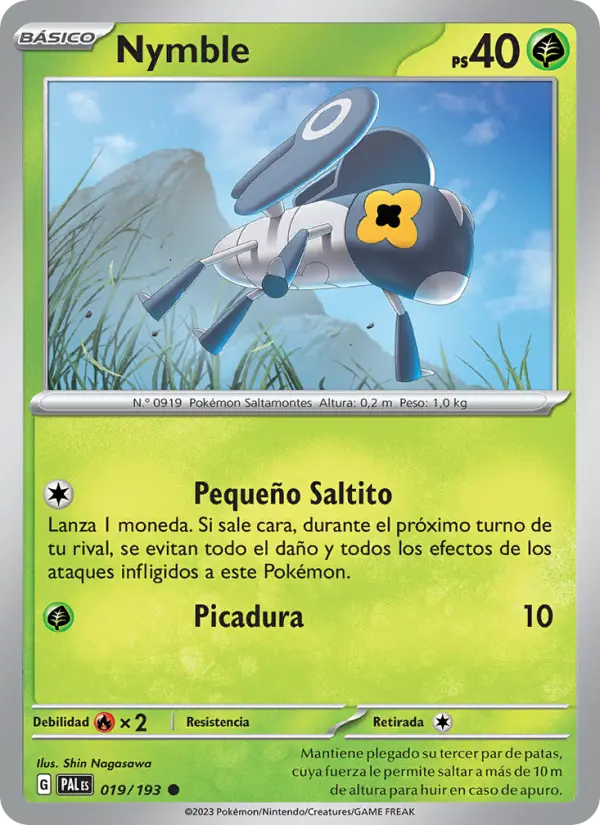 Nymble, Evoluciones en Paldea No. 019