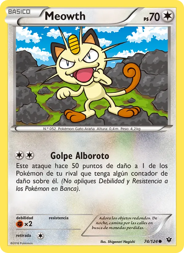 Meowth, Destinos Enfrentados Nº 74