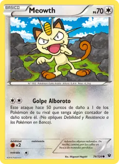 Meowth, Destinos Enfrentados No. 74 Normal