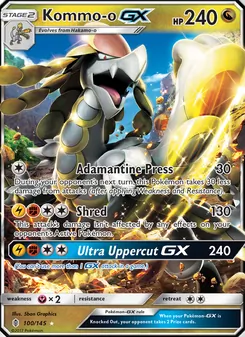 Kommo-o GX, Guardians Rising No. 100 Normal