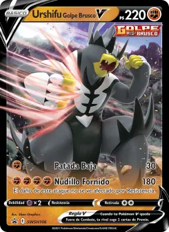 Urshifu Golpe Brusco V, Cartas de promoción ESES Nº SWSH106 Holo