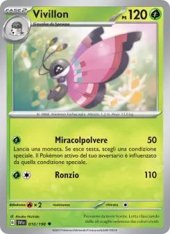 Vivillon, Scarlatto e Violetto No. 010 Normal