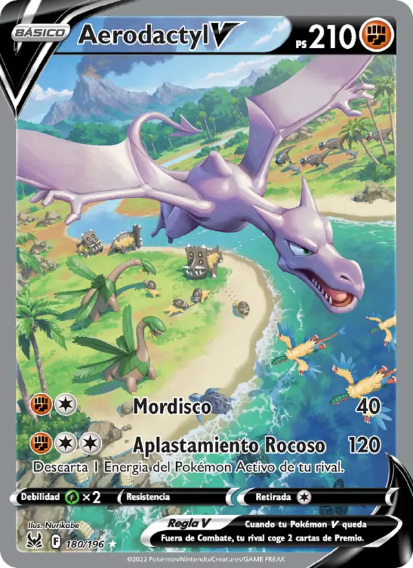 Aerodactyl V, Origen Perdido Nº 180