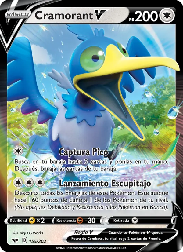 Cramorant V, Espada y Escudo Nº 155