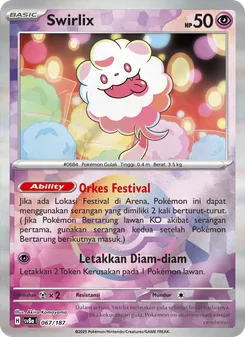 Swirlix, Festival Terastal ex No. 067 Normal