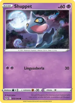 Shuppet, Origine Perduta No. 072 Normal