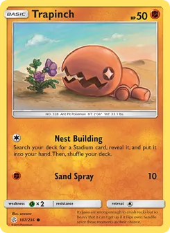 Trapinch, Cosmic Eclipse No. 107 Normal