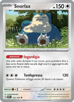 Snorlax, 151 Nº 143 Normal