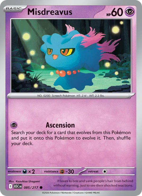 Misdreavus, Ascended Heroes No. 085