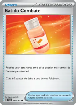 Batido Combate, Evoluciones en Paldea Nº 181 Normal