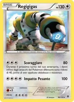Regigigas, Forze Spettrali No. 86 Normal